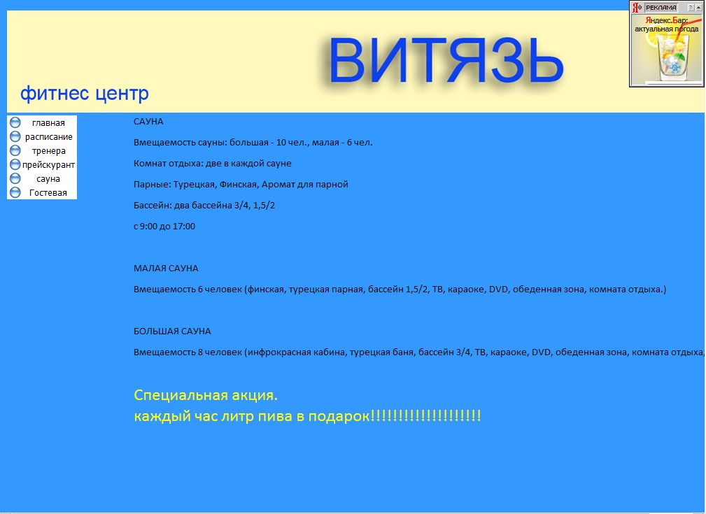 Витязь Сауна